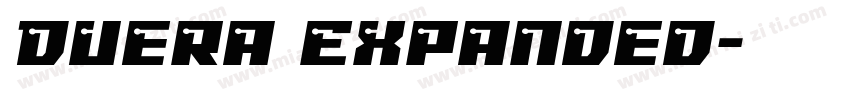 Duera Expanded字体转换